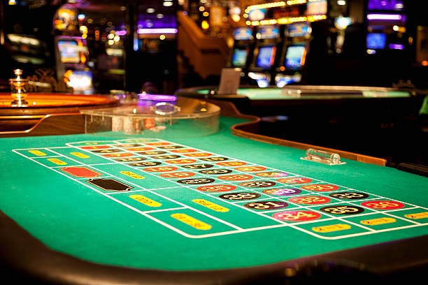Live casino table with multi-camera dealer view